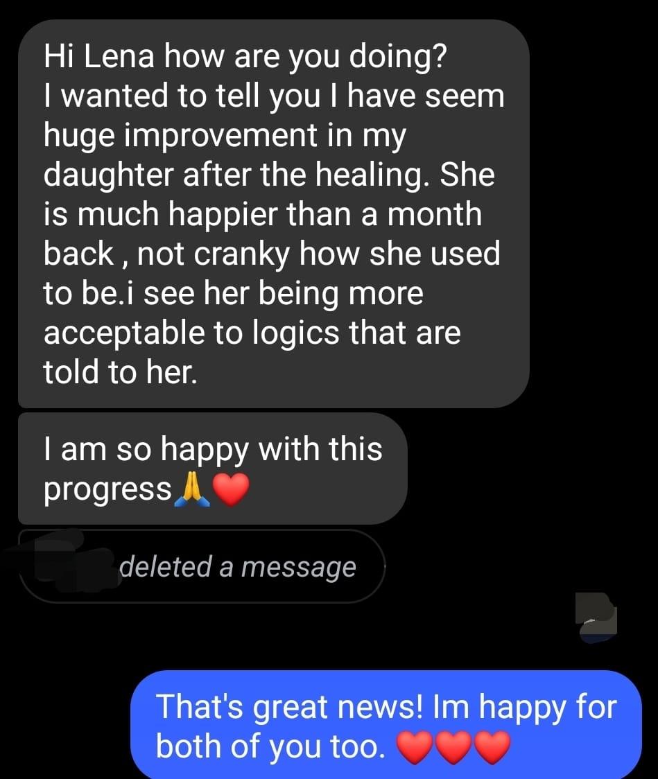 Real WhatsApp testimonial conversation 6